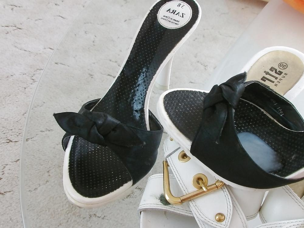 17P Cum on wife zara mules