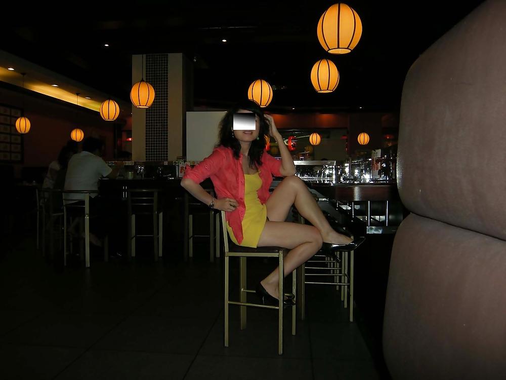 8P Slut  in the bar