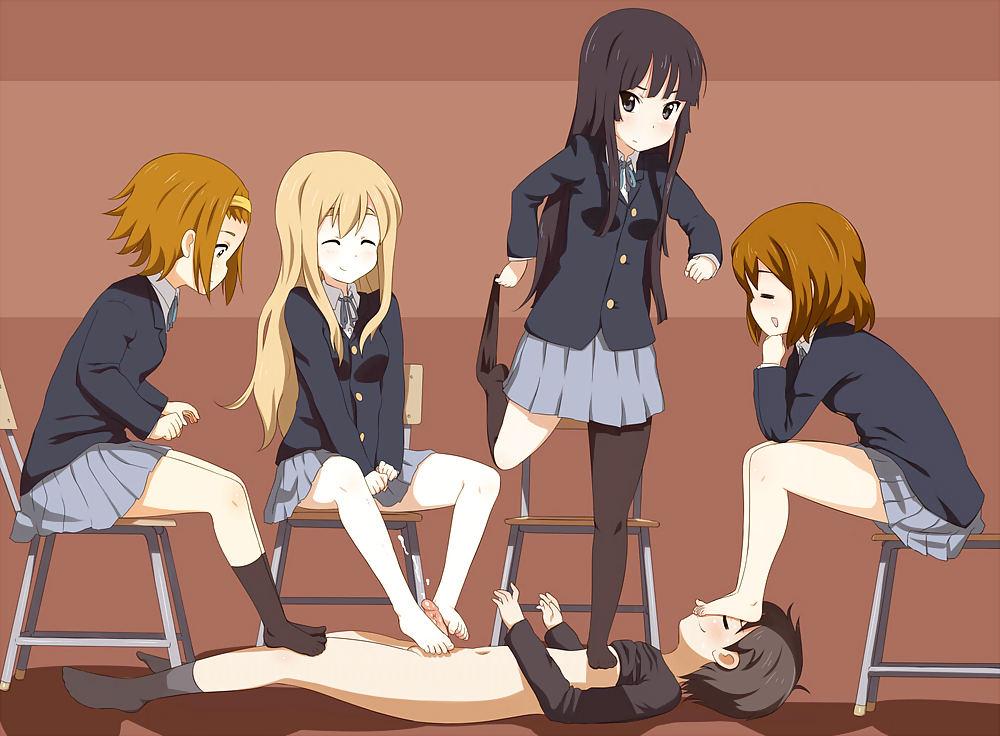 20P Femdom Footjob Anime III - Hentai Mess