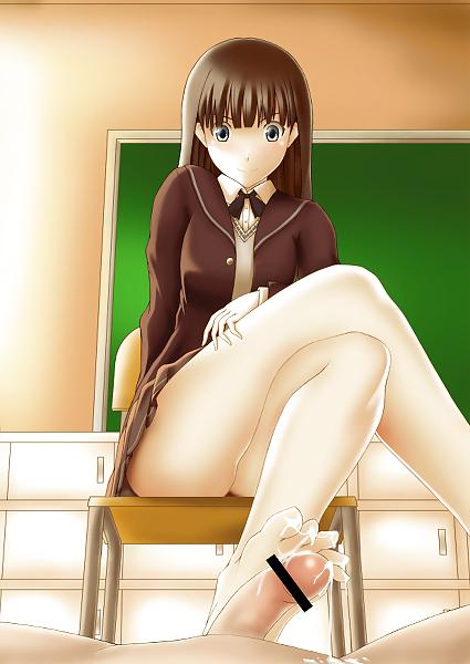 20P Femdom Footjob Anime III - Hentai Mess