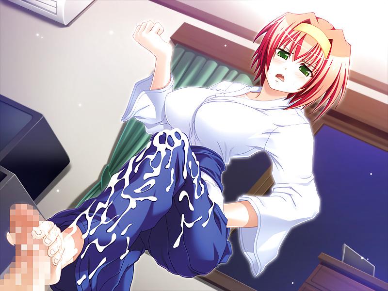20P Femdom Footjob Anime III - Hentai Mess