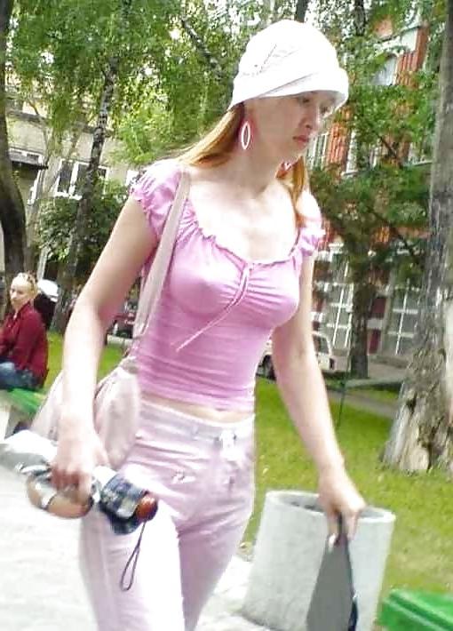 24P She forgot her bra 5.