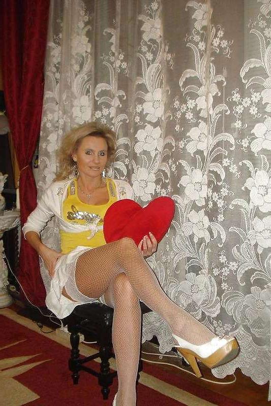 11P Exposed wife - MILF in stockings