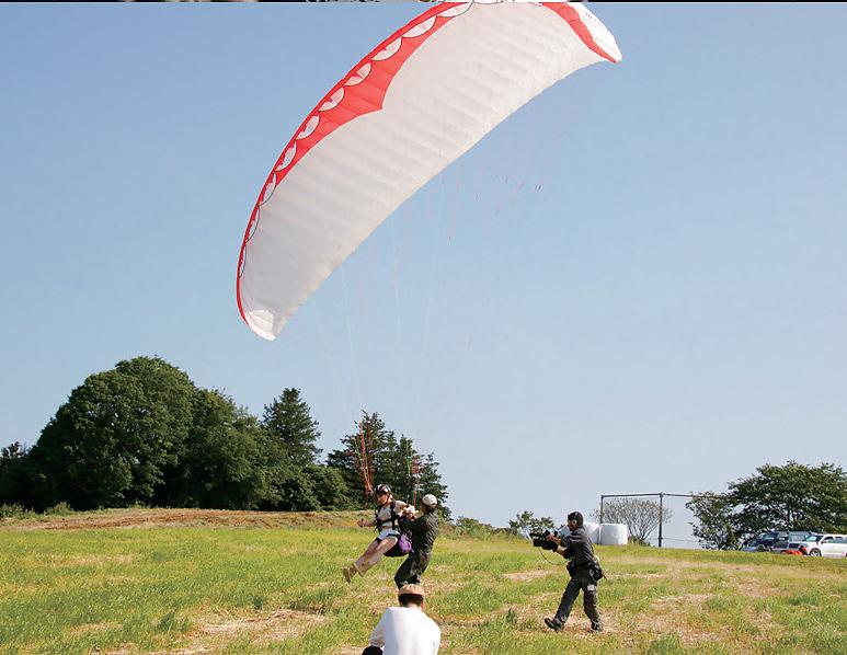 9P Japanese paragliding squirt