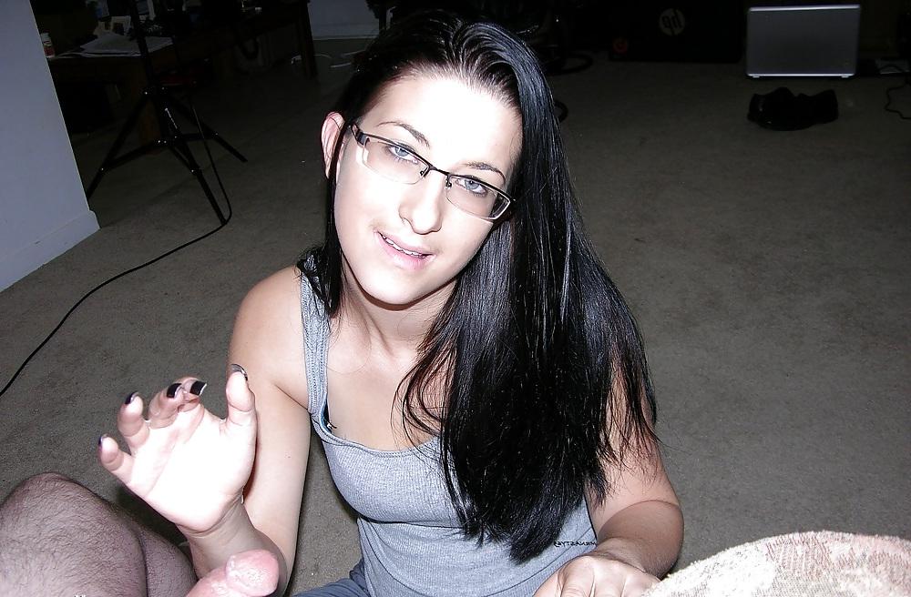 12P Sexy Hot Cheating Wife Giving Her Neighbor A HandJob