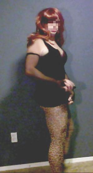 17P Redhead in stockings - cum on me