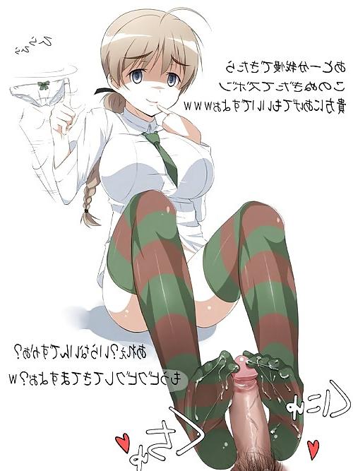 25P More Messy Footjob Anime - Hentai Mess