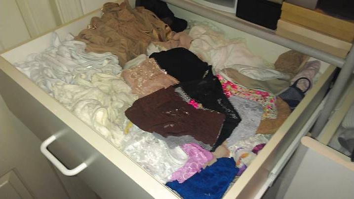 25P Aunt's Panties and Bra's - 58 Years Old - Thanksgiving Stay