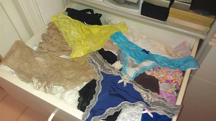 25P Aunt's Panties and Bra's - 58 Years Old - Thanksgiving Stay