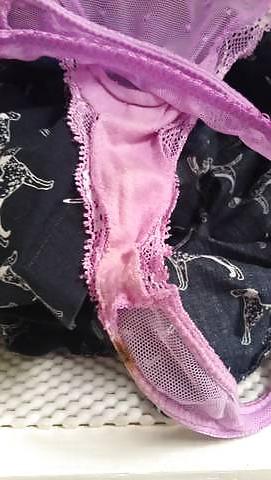 25P Aunt's Panties and Bra's - 58 Years Old - Thanksgiving Stay