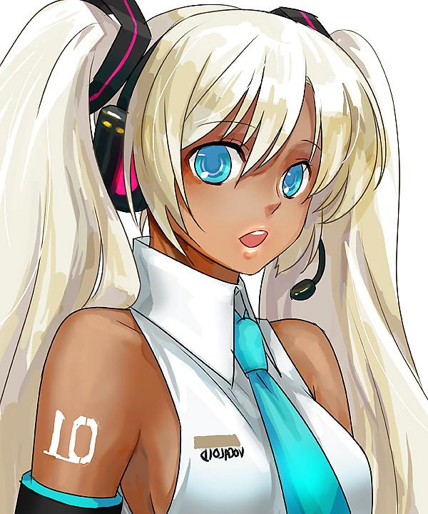 25P Dark Skin Anime Babes (Ganguro-Tan)