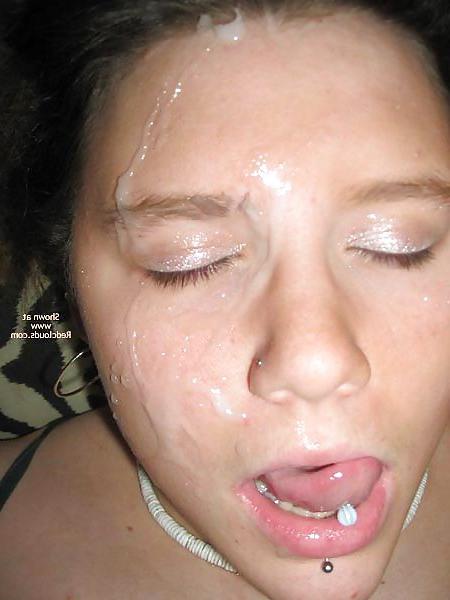 25P Facce da sborra 3 - slut wife facials