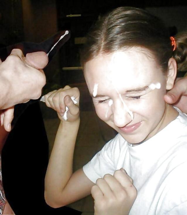 25P In your face!  Action cumshot facials. 3
