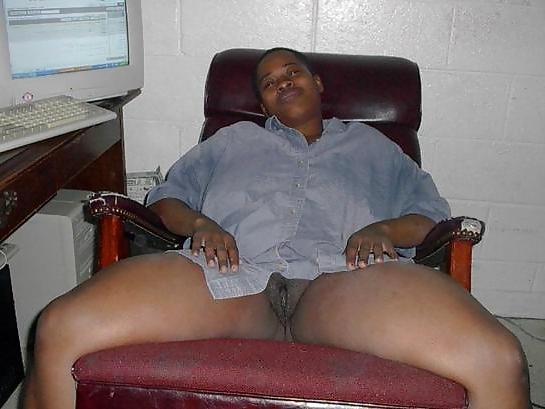9P Thick Black Chick layed back in the cut