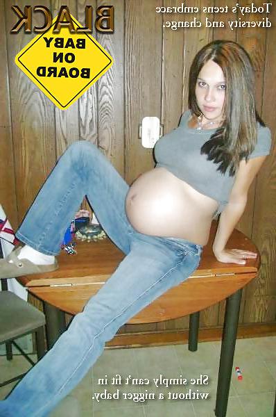 25P White Wives & GF's Black Bred Pregnant by Hung Niggas