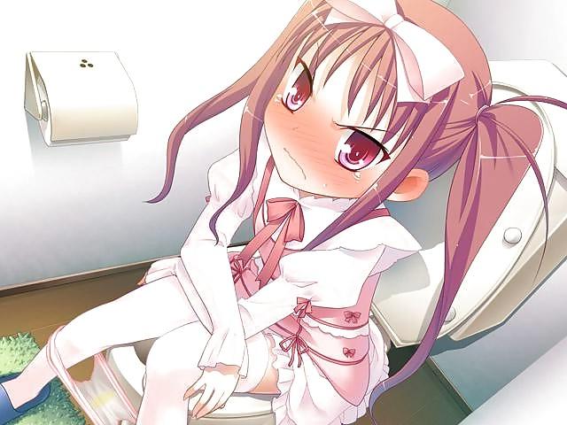 25P Anime girls on the toilet