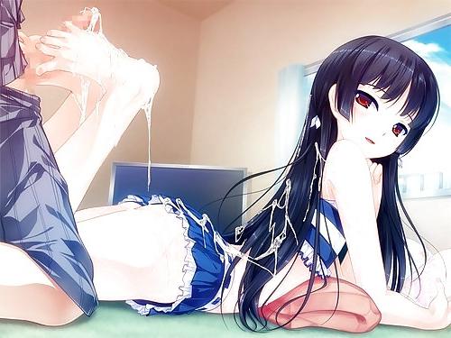 20P Femdom Footjob Anime II - Hentai Mess