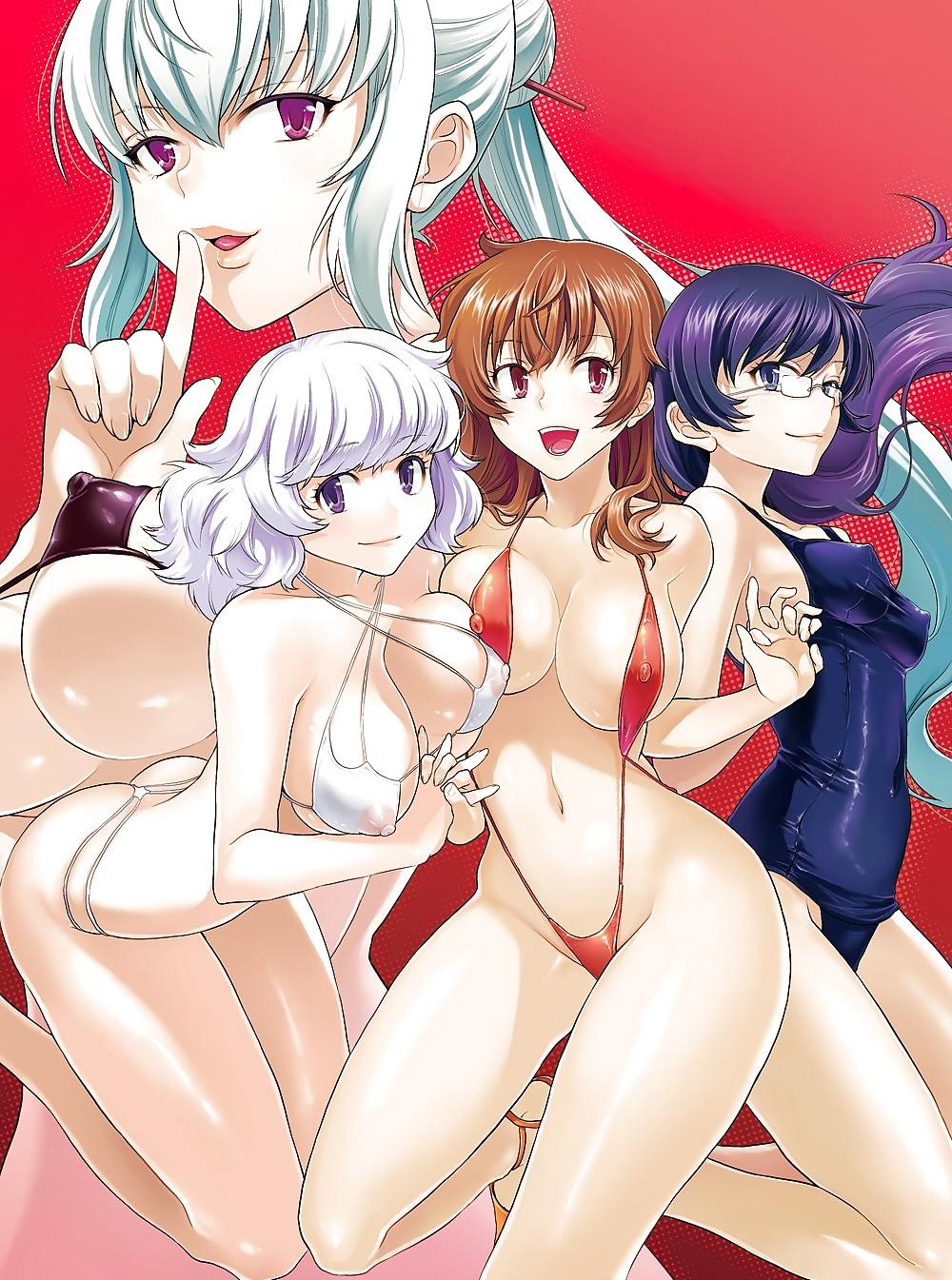 25P String Bikini Anime
