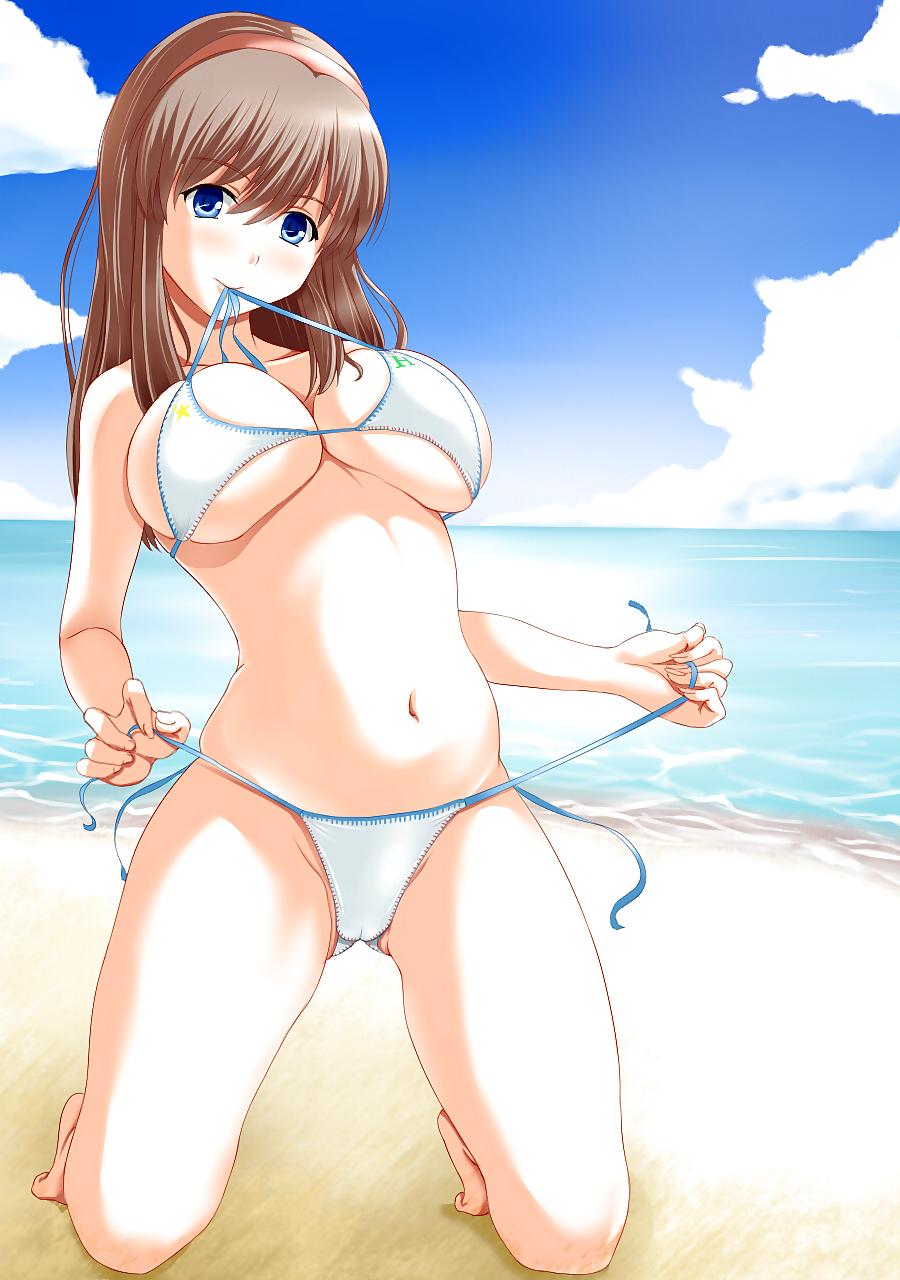 25P String Bikini Anime