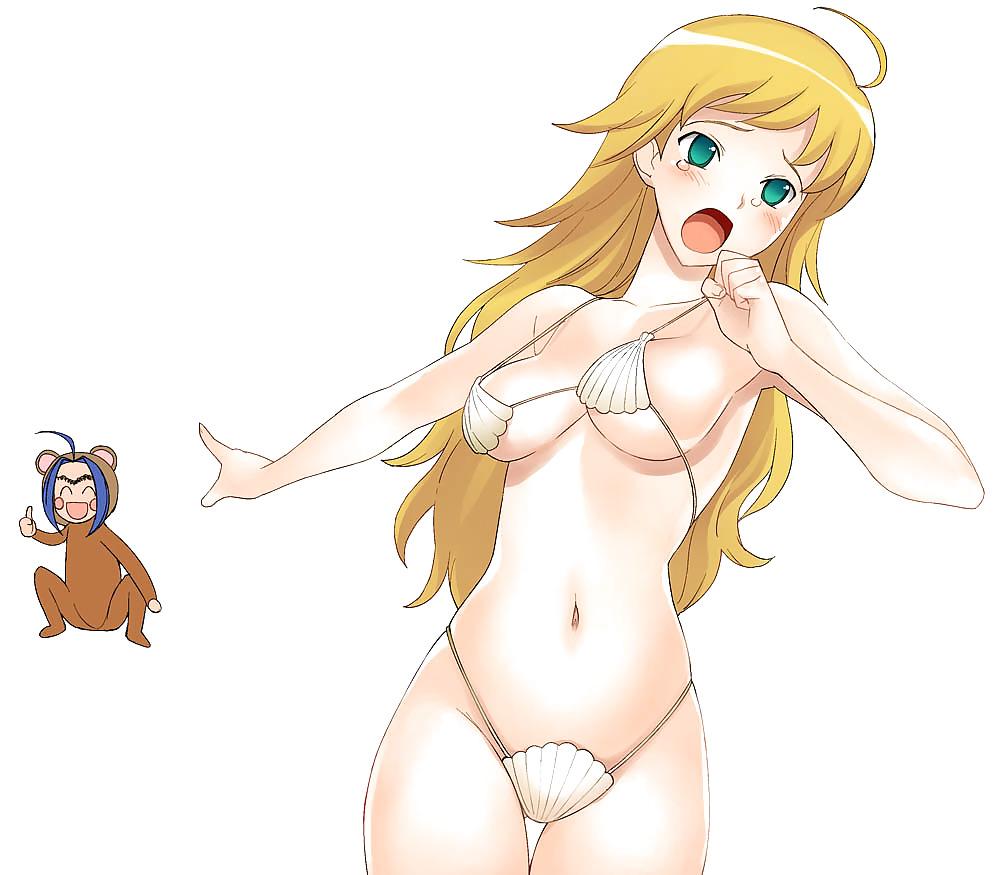 25P String Bikini Anime