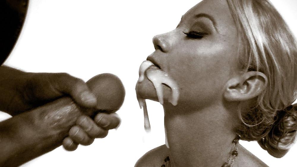 25P Cum leaks out from beautiful mouths and faces 2(Camaster)