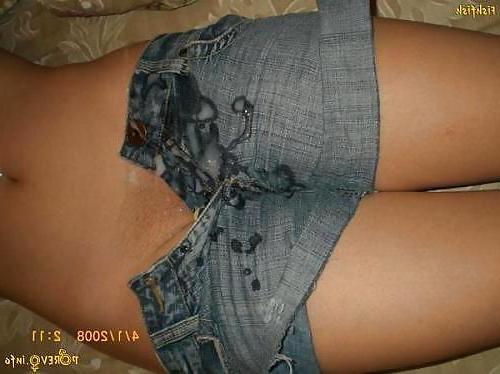15P Cum on clothes