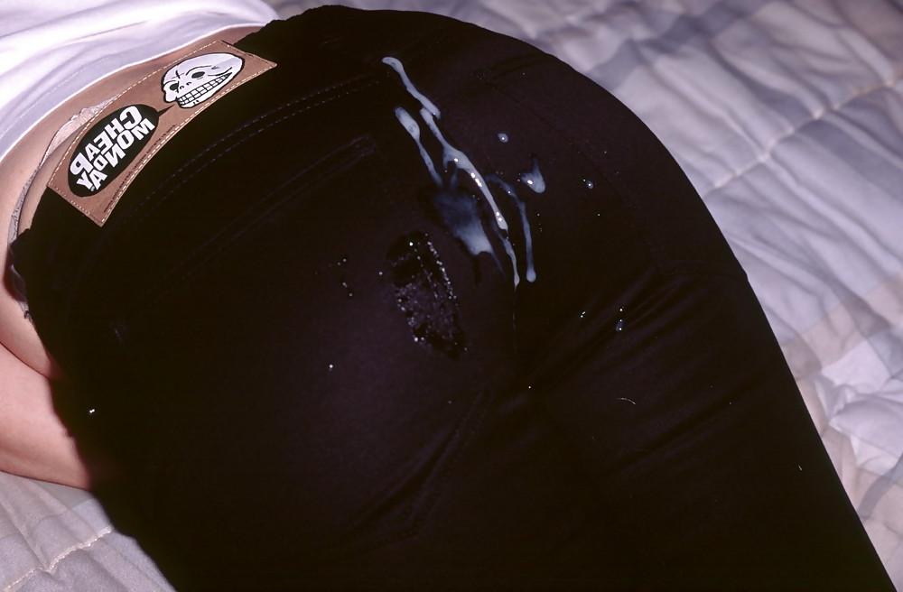 15P Cum on clothes