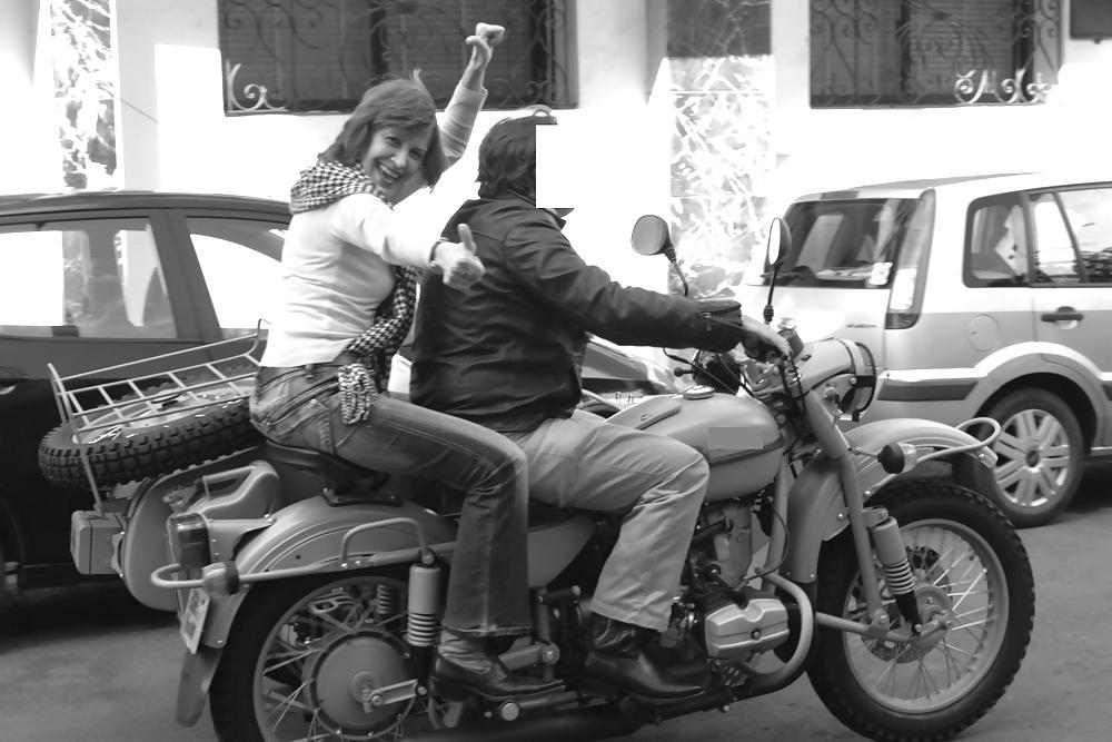 20P Lilia Motorbike and strip tease