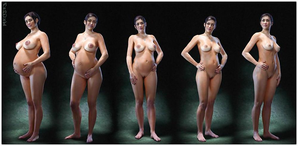 22P Before and After - Pregnant