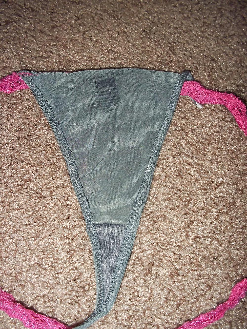 5P Cum on stolen thong