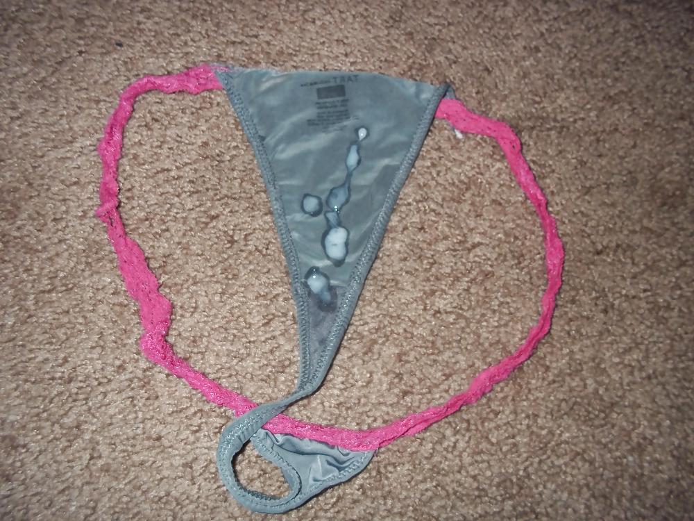 5P Cum on stolen thong