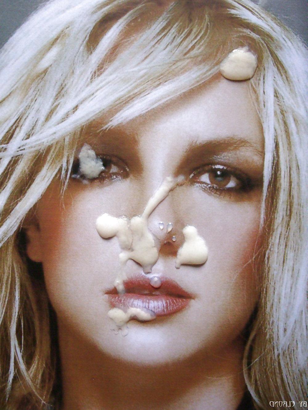 25P Cum on Britney Spears (early work)