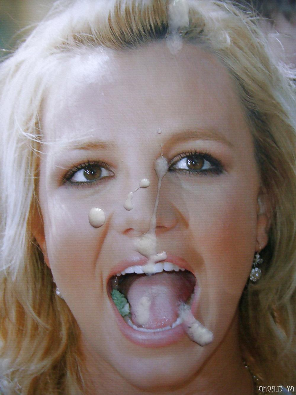 25P Cum on Britney Spears (early work)