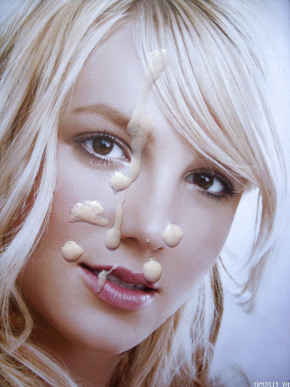 25P Cum on Britney Spears (early work)