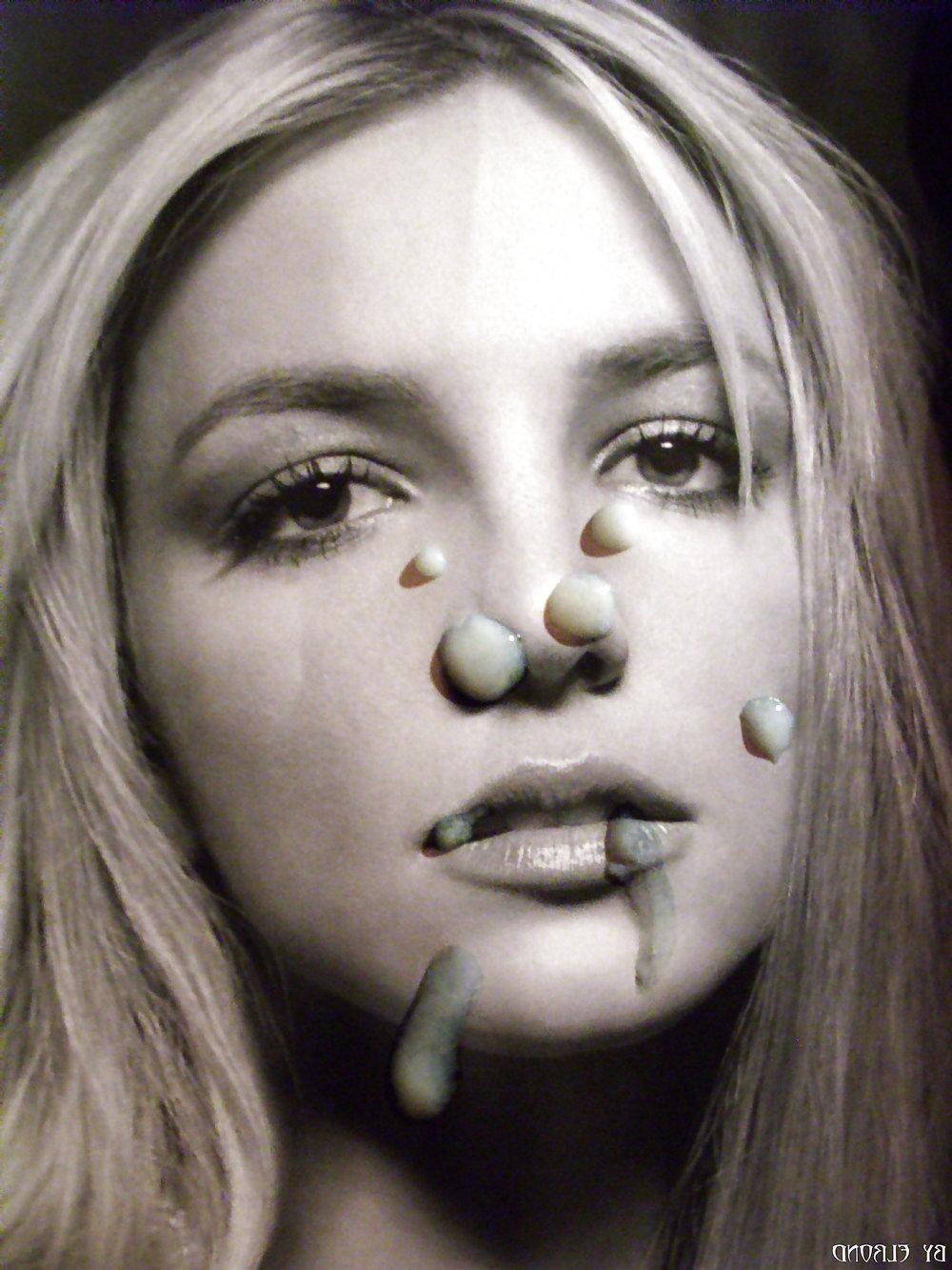 25P Cum on Britney Spears (early work)