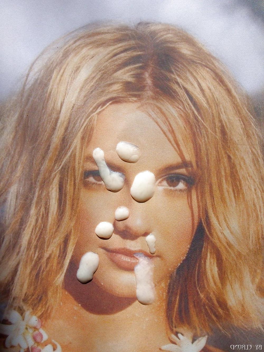 25P Cum on Britney Spears (early work)