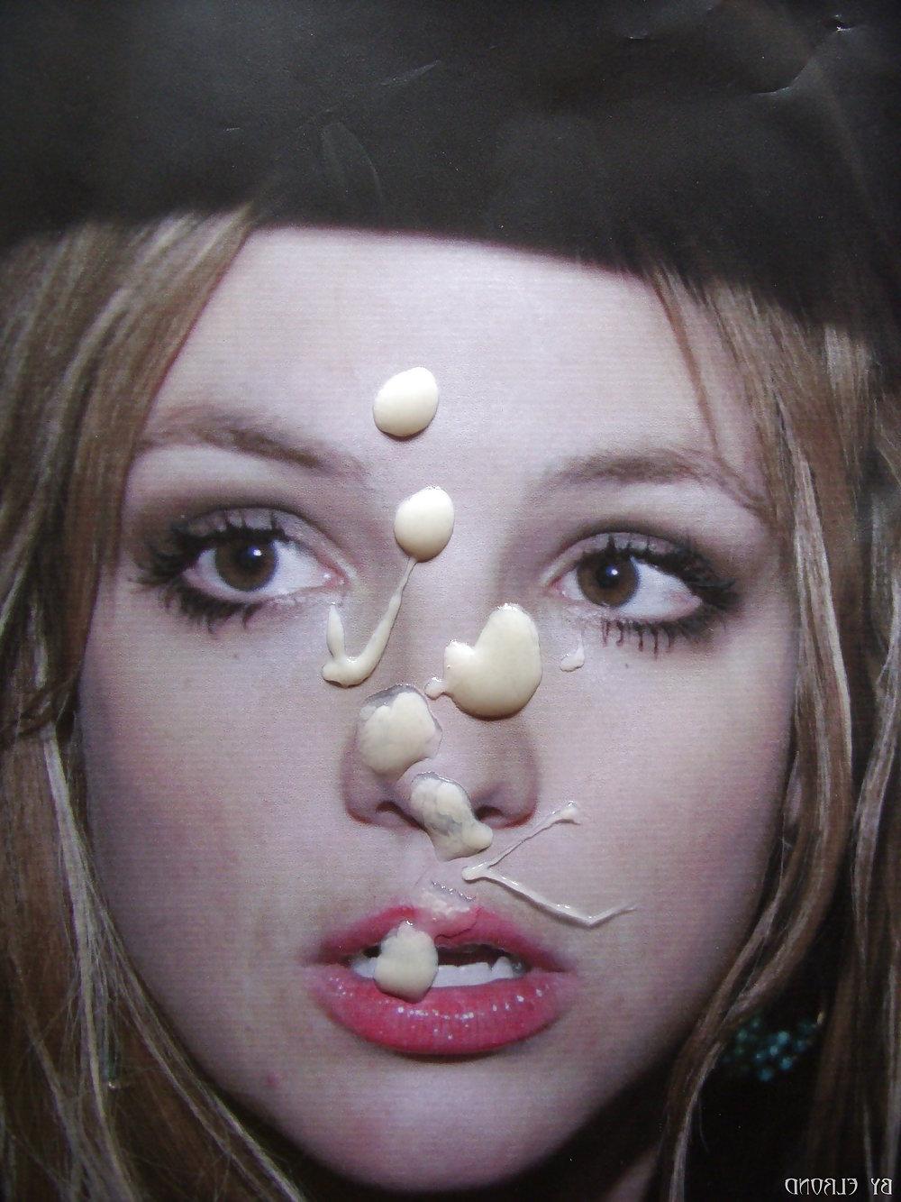 25P Cum on Britney Spears (early work)