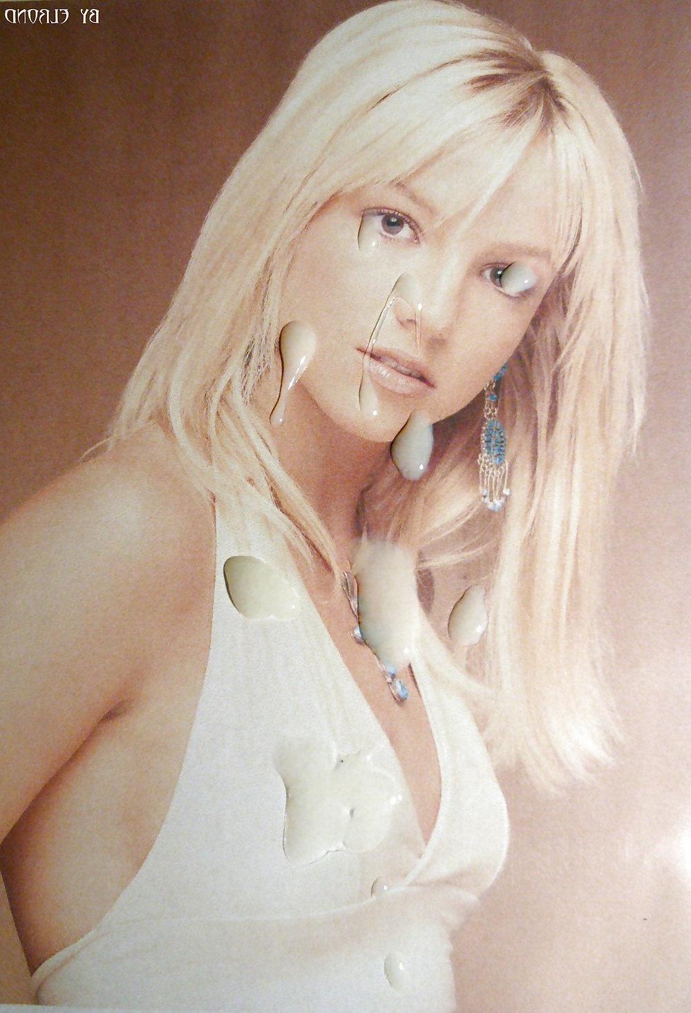 25P Cum on Britney Spears (early work)