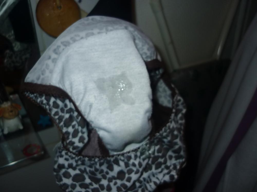 14P Cum on my Wife's bras and panties 3