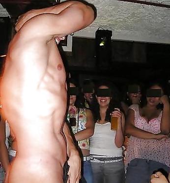 10P Real CFNM party at night