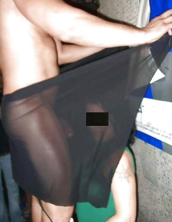 10P Real CFNM party at night