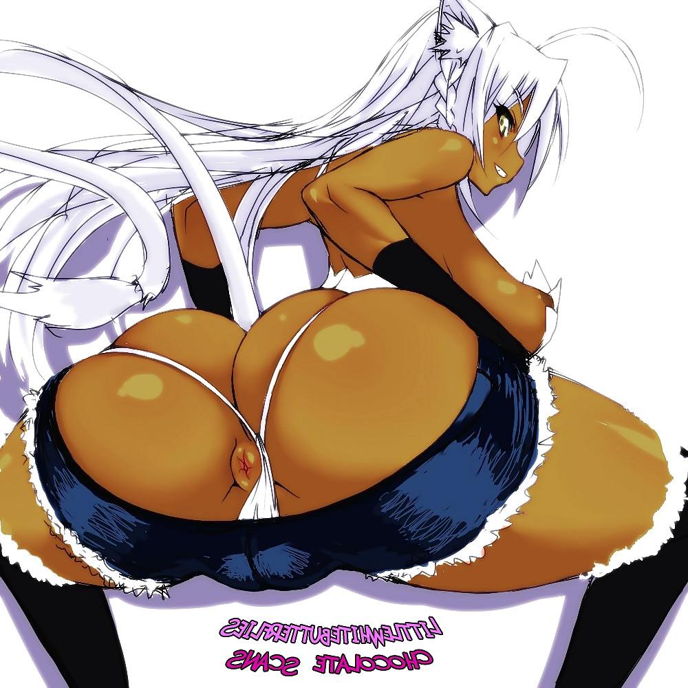 25P Hot anime girl asshole 1