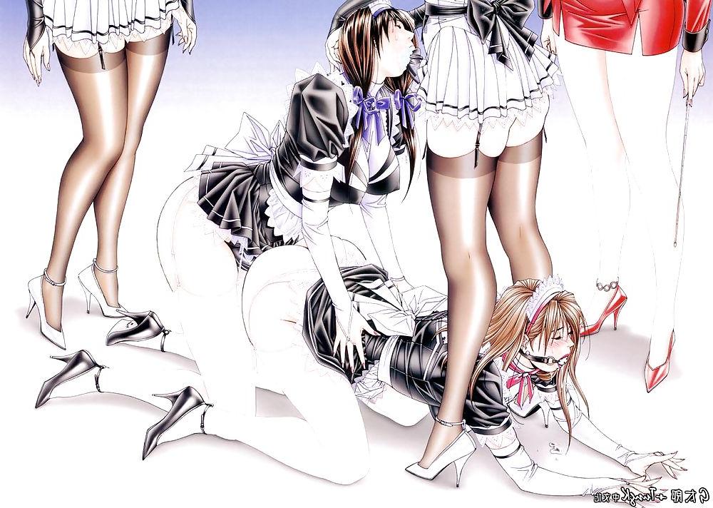 25P Anime Femdom Strapon