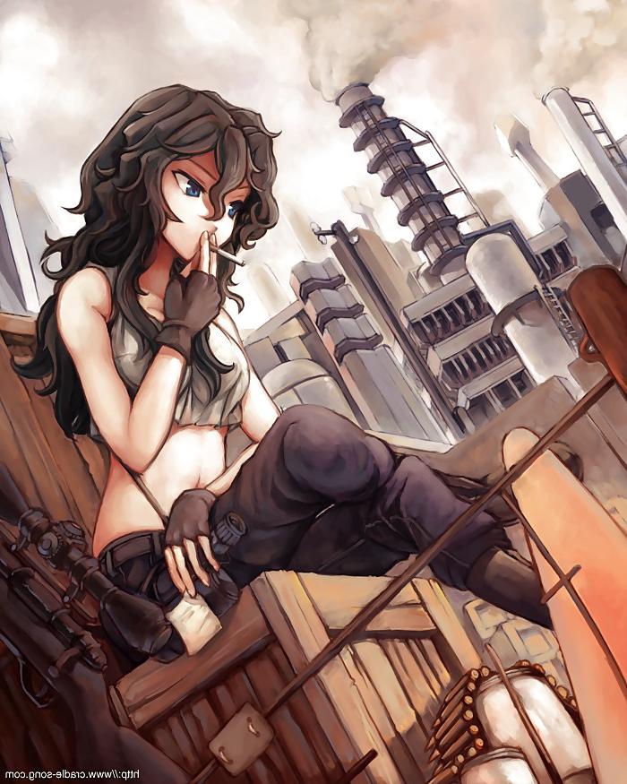 11P Anime Smoking fetish