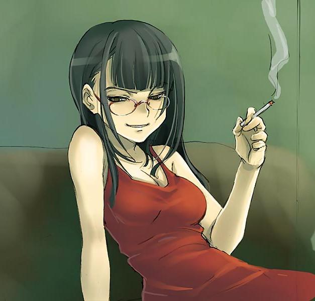 11P Anime Smoking fetish