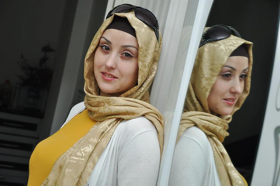 25P Turkish arab turbanli hijab karisik face