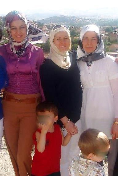 25P Turkish arab turbanli hijab karisik face