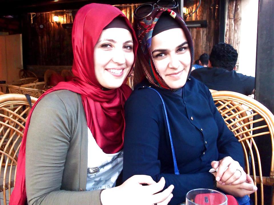 25P Turkish arab turbanli hijab karisik face