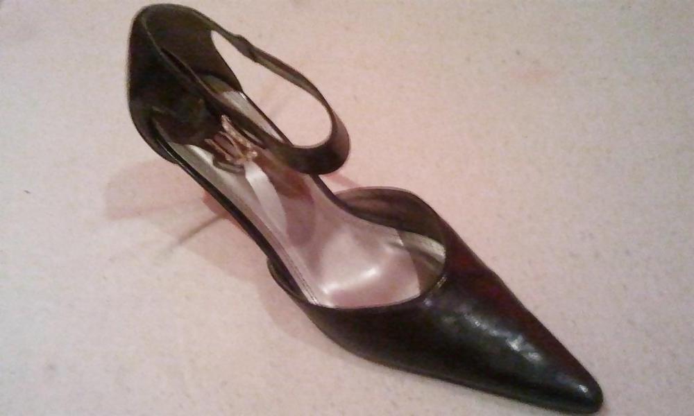 9P Cum on mother-in-law sandals! cum on shoes!