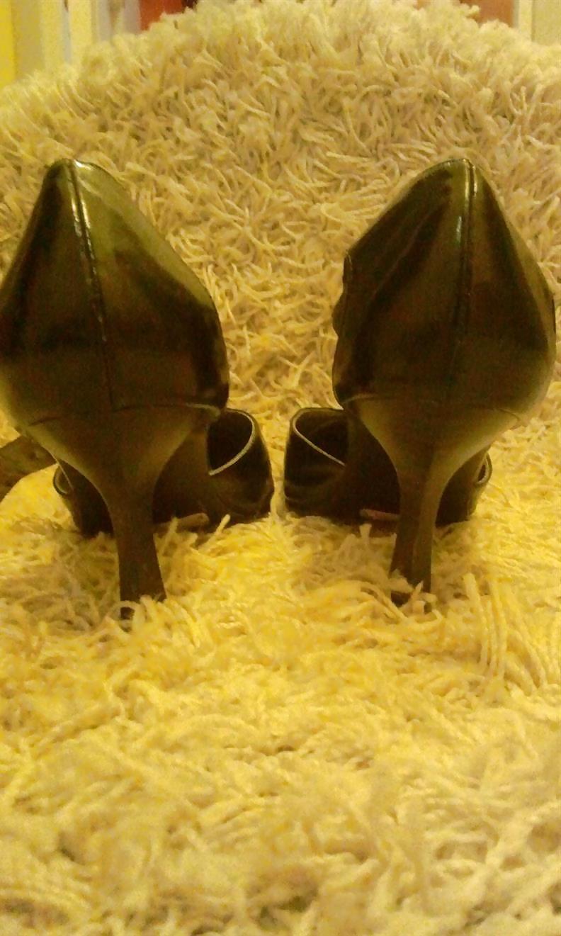 9P Cum on mother-in-law sandals! cum on shoes!
